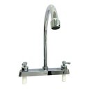 GRIFERIA PARA FREGADERO 8" DOBLE MANIJA CUELLO TIPO CISNE GRIVEN BASIC