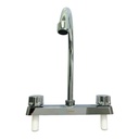 GRIFERIA PARA FREGADERO 8" DOBLE MANIJA CUELLO TIPO CISNE GRIVEN BASIC
