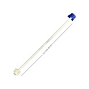 MANGUERA PLASTICA FLEXIBLE 1/2" X 5/8" 40 CMS PARA POCETA METALES ALEADOS