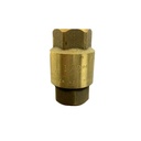 VALVULA CHEQUE 1/2" BRONCE VERTICAL CON RESORTE METALES ALEADOS