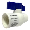 VALVULA 1" DE PVC CON ROSCA GRIVEN