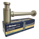 SIFON PARA LAVAMANOS 1 1/4" METALICO SATINADO GRIVEN ELITE