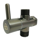 LLAVE DE ARRESTO 1/2" GRIS METALICO GRIVEN GUN METAL