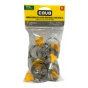 ABRAZADERA CON MANIJA 3/4" A 1-3/4" 10 PZAS COVO