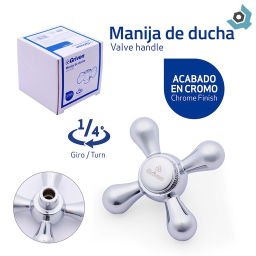 [11431] MANIJA DE REPUESTO PARA DUCHA WA012 GRIVEN