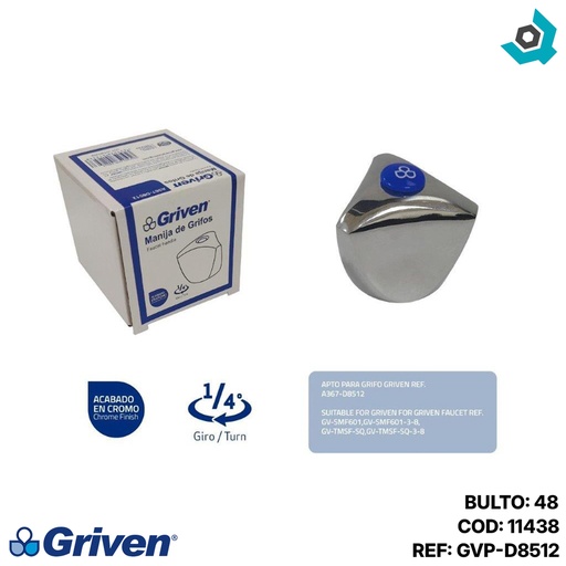 [11438] MANIJA DE REPUESTO PARA GRIFERIA GRIVEN