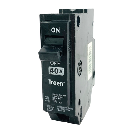 [11449] BREAKER PARA EMPOTRAR 1P X 40AMP TROEN