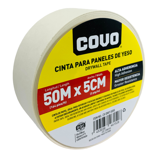 [11467] CINTA PARA PANELES DE YESO 50M X 5CM COVO