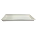 PLATO MATERO PP RECT CLASICO L-52 BLANCO DP