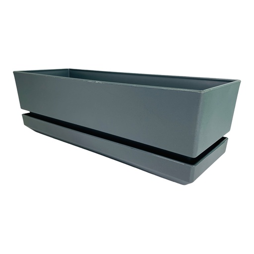 [11515] MATERO Y PLATO PP ART REC TEXT L30 GRIS DP