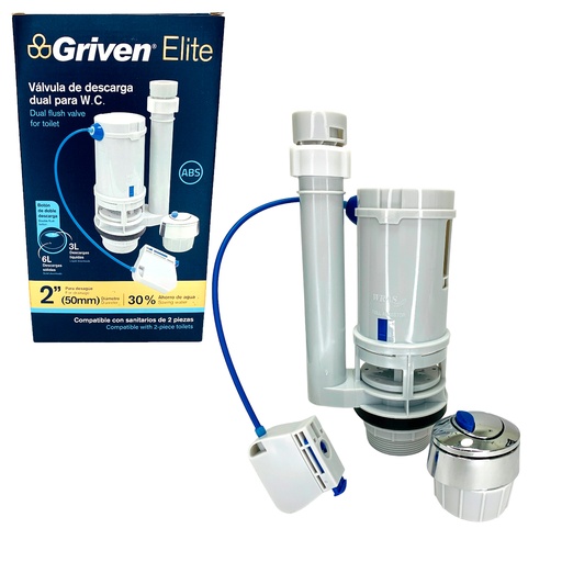 [11550] VALVULA DE DESCARGA DUAL PARA W.C GRIVEN ELITE