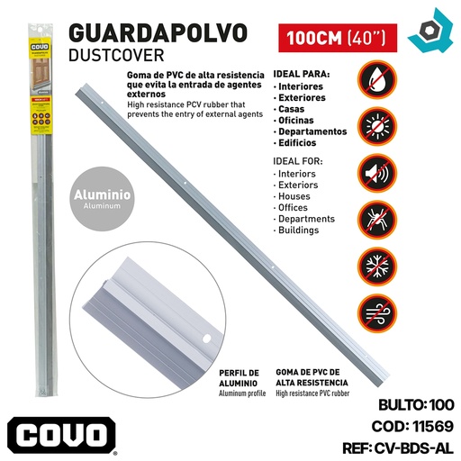 [11569] PARABICHO 100CM ALUMINIO COVO