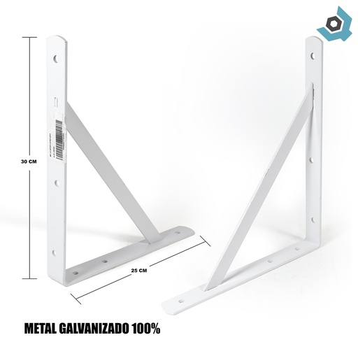[11573] ANGULO SOPORTE EXTRA GRUESO 30X25 CM