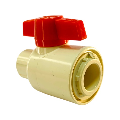 [11577] VALVULA BOLA COMPACTA CPVC PRES 3/4" C TUBRICA