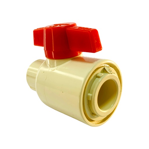 [11578] VALVULA BOLA COMPACTA CPVC PRES 1/2" C TUBRICA