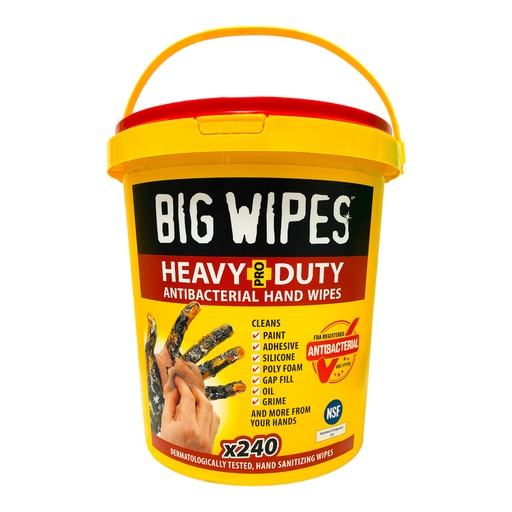 [11598] TOALLAS LIMPIADORAS PARA MANOS 240 PZS BIG WIPES