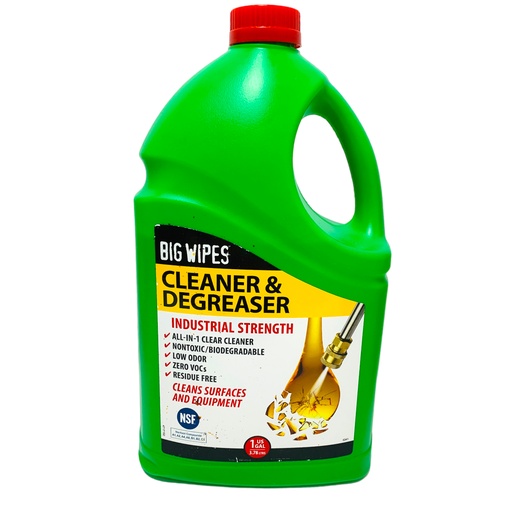 [11604] LIMPIADOR Y DESENGRASANTE 1 GALON BIG WIPES