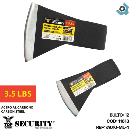 [11613] HACHA SIN CABO 3.5 LBS SECURITY