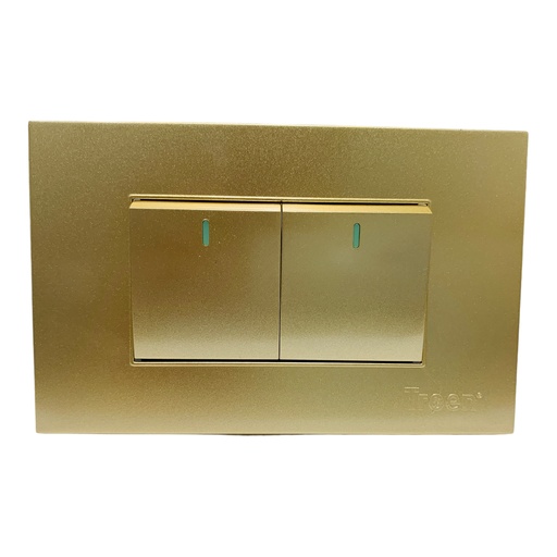 [11704] APAGADOR DOBLE 3 WAY DORADO TROEN