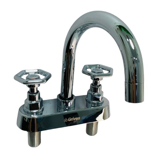 [11715] GRIFERIA PARA LAVAMANOS CROMADO ACERO INOXIDABLE GRIVEN