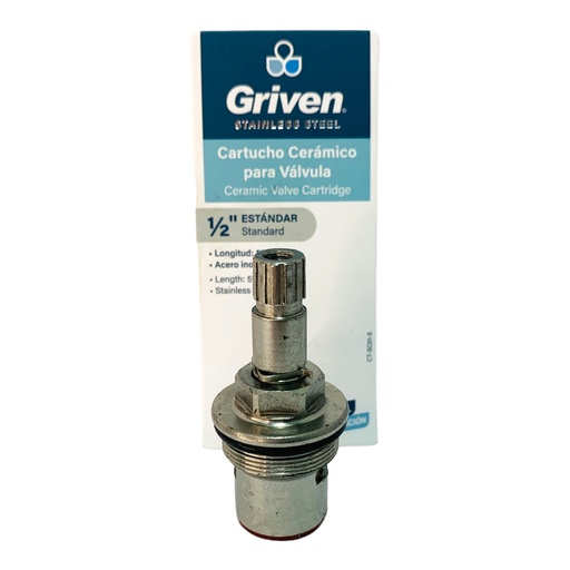 [11742] CARTUCHO CERAMICO PARA VALVULAS ACERO INOXIDABLE 1/2" GRIVEN