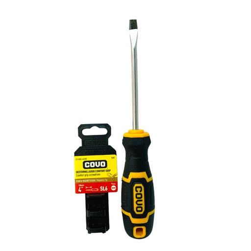 [11788] DESTORNILLADOR DE PALETA CONFORT GRIP 4" X SL6 COVO