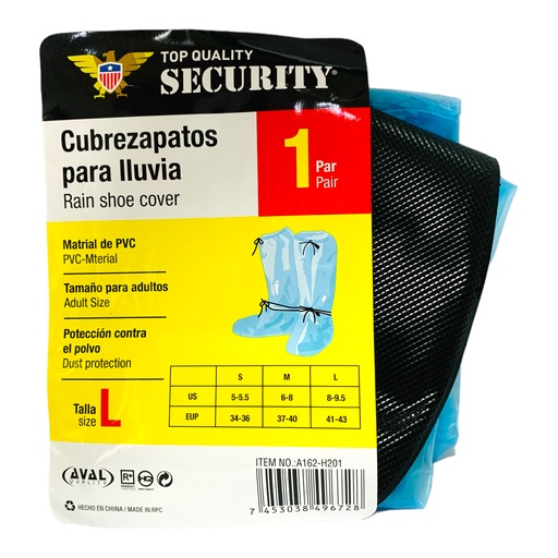 [11821] IMPERMEABLE PARA ZAPATOS 1 PAR SECURITY