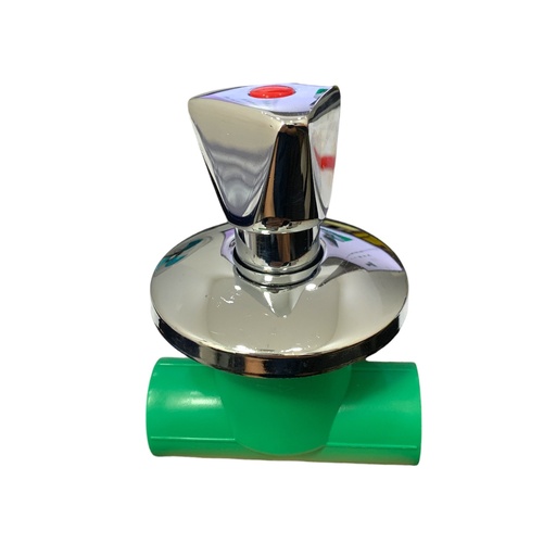 [11828] VALVULA PPR PRES 20MM MANILLA CROMADA CXC POLIFUSION TUBRICA