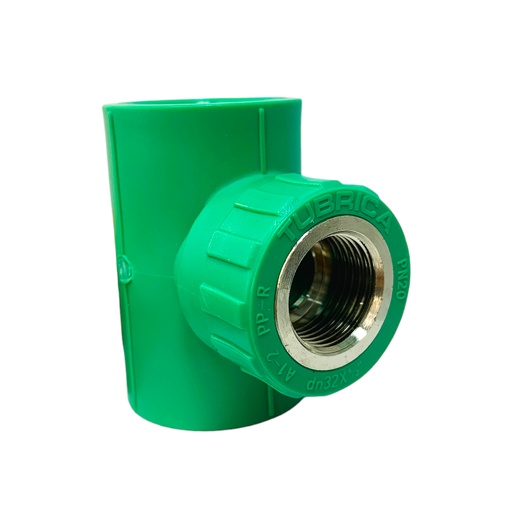 [11844] TEE PPR PRES 32MM X 1/2" CXCXHR-MET POLIFUSION TUBRICA