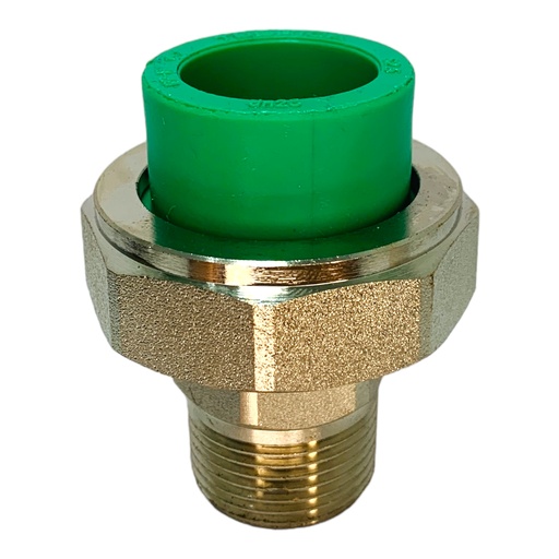 [11882] UNION ROSCA MACHO PPR PRES 25 X 3/4" C X MR-MET POLIFUSION TUBRICA