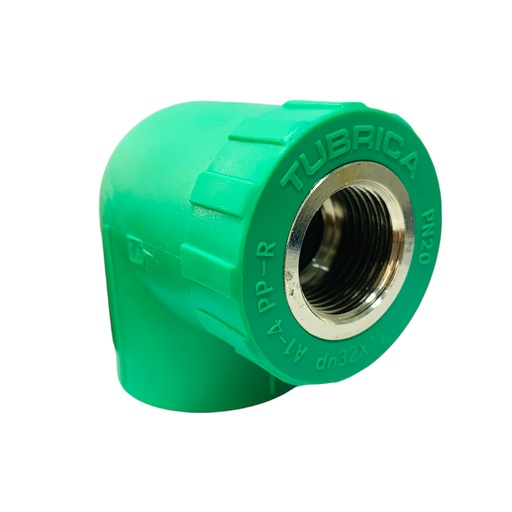 [11890] CODO 90GR PPR PRES 32MM X 1/2" CXHR-MET POLIFUSION TUBRICA