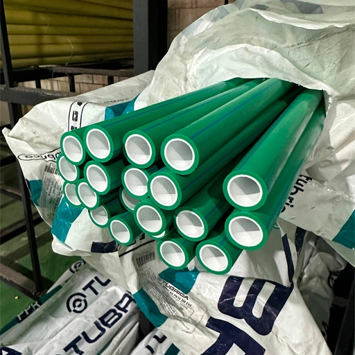 [11904] TUBO PPR 20MM SDR9 S4 PN16 3M EXE POLIFUSION TUBRICA