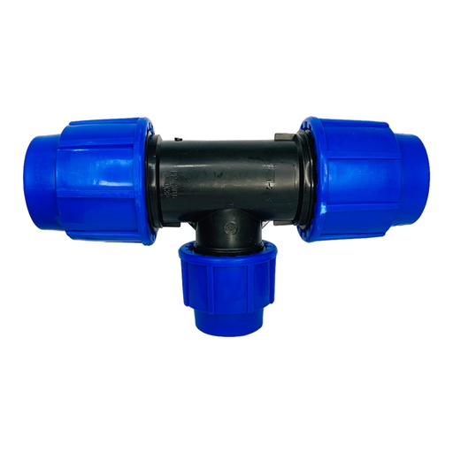 [11989] TEE REDU 40 X 32MM PARA RIEGO PEAD TUBRICA