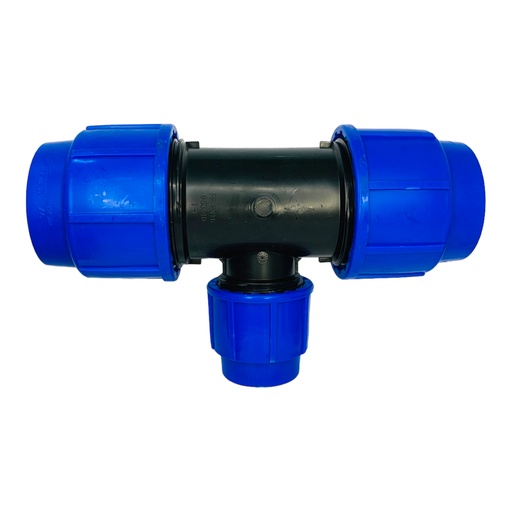 [11990] TEE REDU 63 X 40MM PARA RIEGO PEAD TUBRICA