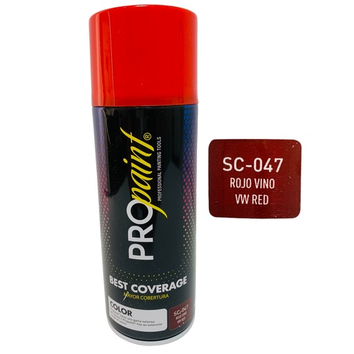 [12049] PINTURA EN SPRAY ROJO VINO PRO PAINT