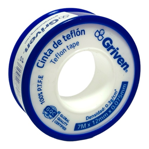 [12102] TEFLON 1/2" X 7M GRIVEN