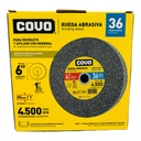 DISCO ABRASIVO PARA DESBASTE GRANO 36 X 6" X 25MM COVO