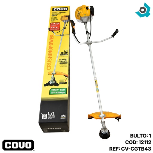 [12112] DESMALEZADORA 43CC X 1.7HP COVO