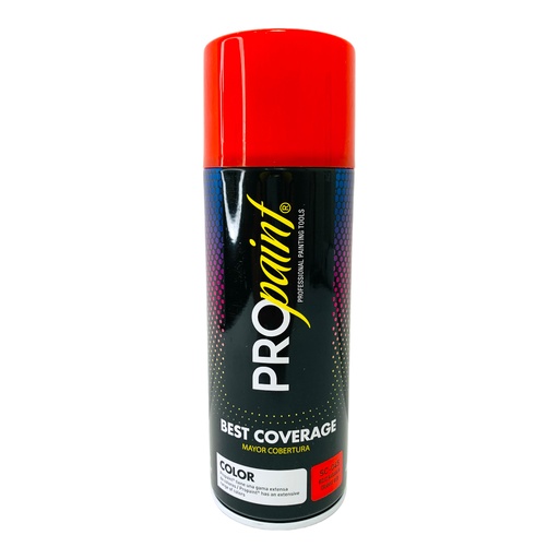[12074] PINTURA EN SPRAY ROJO NARANJA PRO PAINT