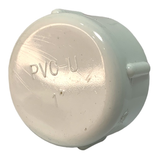 [12217] TAPA PVC 1" CON ROSCA