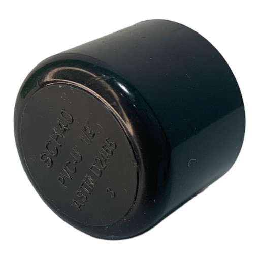 [12218] TAPA PVC 1/2" SIN ROSCA