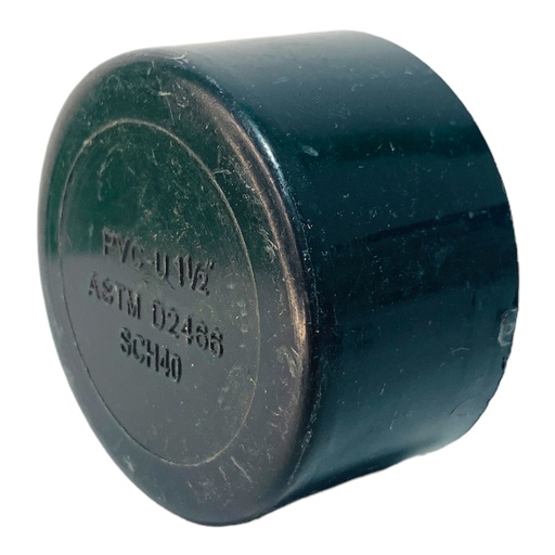 [12220] TAPA PVC 1 1/2" SIN ROSCA