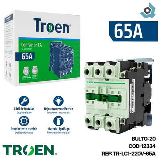 [12334] CONTACTOR CA 65A 220V TROEN