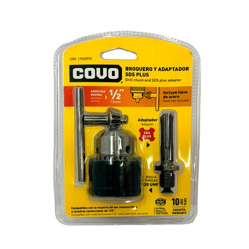 [12266] MANDRIL 3 PIEZAS COVO