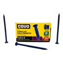 TORNILLOS PARA CONCRETO 1/4” X 4” 100 PZAS COVO