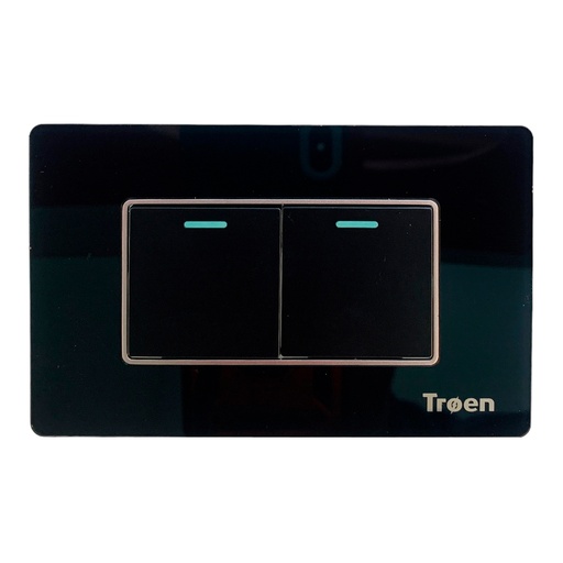 [12456] APAGADOR DOBLE DE ACRILICO NEGRO TROEN