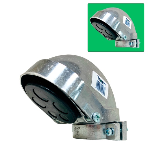 [12502] CABEZOTE CON ABRAZADERA PARA TUBOS DE 1 1/4" TROEN