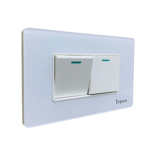 [12525] APAGADOR DOBLE DE ACRILICO BLANCO TROEN