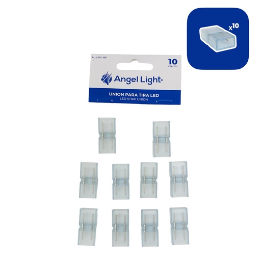 [12576] UNION PARA TIRA LED 10 PZAS ANGEL LIGHT