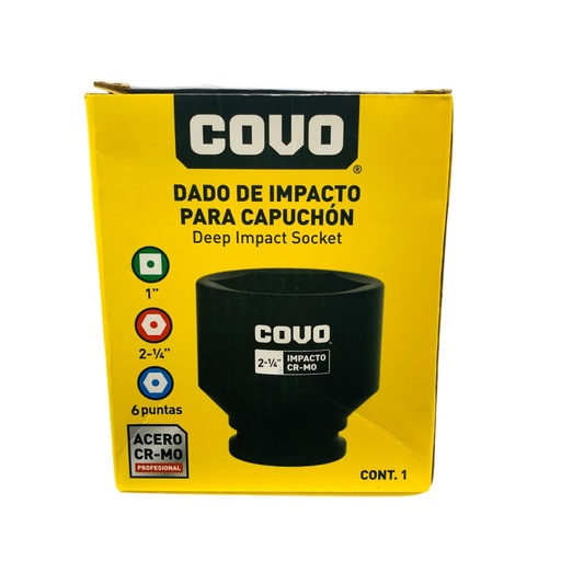 [12528] DADO DE IMPACTO 2 1/4" X 1" COVO